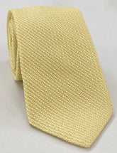 Light Yellow Grenadine Grossa Silk Tie GGT-26